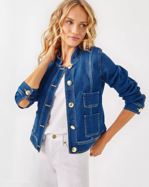 Shepa Denim JacketHeartland Retail ItemsLILLY PULITZERThe Printed Peach Savannah