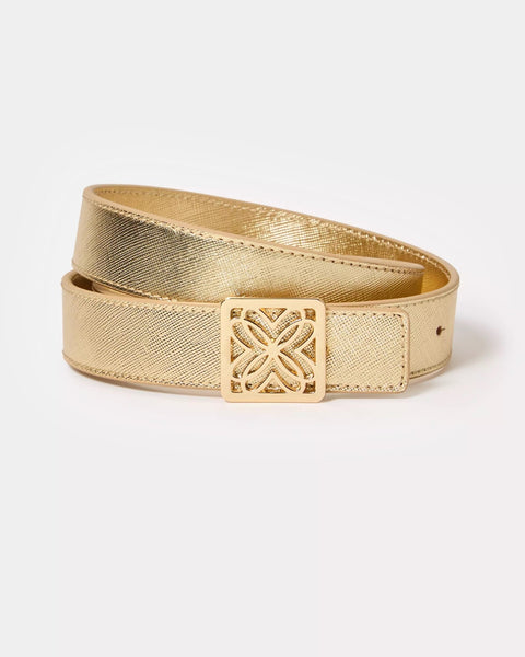 Skinny Leather Logo BeltHeartland Retail ItemsLILLY PULITZERThe Printed Peach Savannah