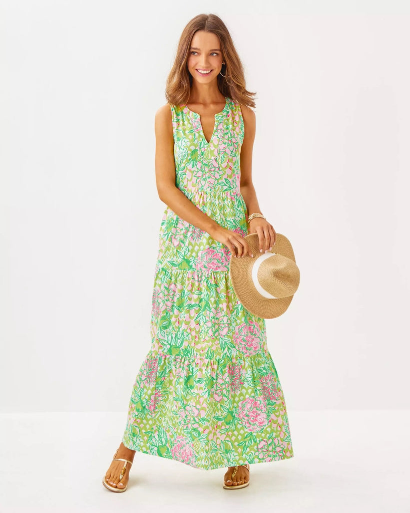 Sydnee Maxi DressHeartland Retail ItemsLILLY PULITZERThe Printed Peach Savannah
