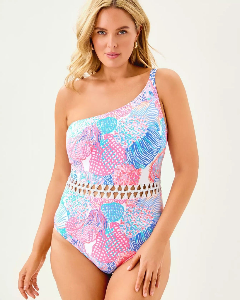 Tarly One - Piece SwimsuitHeartland Retail ItemsLILLY PULITZERThe Printed Peach Savannah
