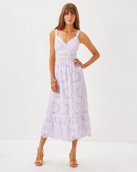 Tiah Midi DressLILLY PULITZERThe Printed Peach Savannah