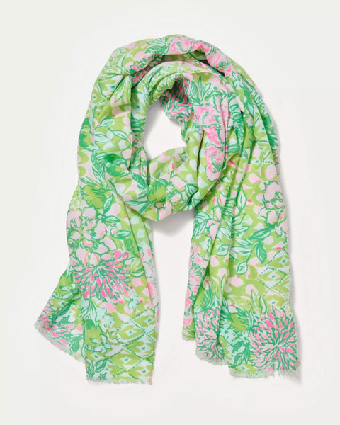 Twill WrapHeartland Retail ItemsLILLY PULITZERThe Printed Peach Savannah