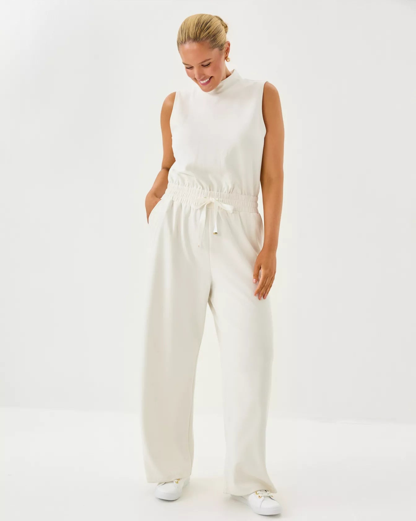 UPF 50+ Amore JumpsuitWomen - Rompers & Jumpsuits - JumpsuitsLILLY PULITZERThe Printed Peach Savannah