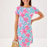 UPF 50+ Bray DressWomens - DressesLILLY PULITZERThe Printed Peach Savannah