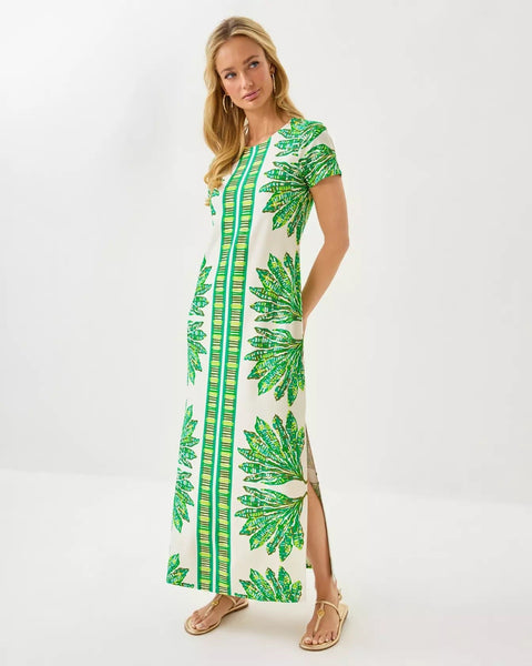 UPF 50+ ChillyLilly Kaden Maxi DressWomens - Dresses - Straight DressesLILLY PULITZERThe Printed Peach Savannah