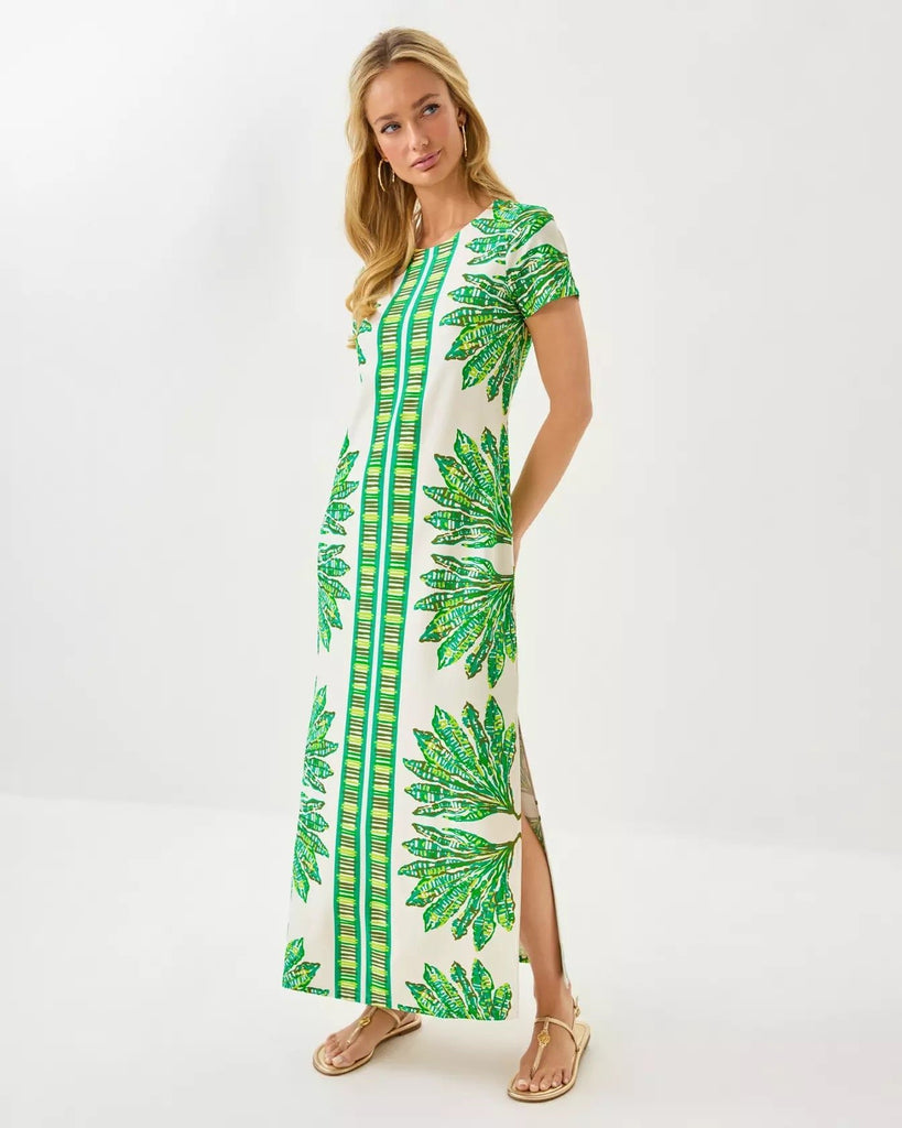 UPF 50+ ChillyLilly Kaden Maxi DressWomens - Dresses - Straight DressesLILLY PULITZERThe Printed Peach Savannah
