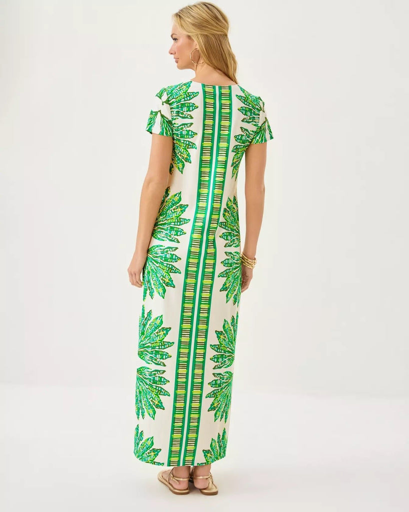 UPF 50+ ChillyLilly Kaden Maxi DressWomens - Dresses - Straight DressesLILLY PULITZERThe Printed Peach Savannah