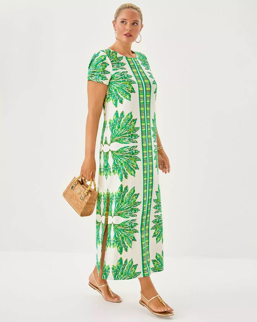 UPF 50+ ChillyLilly Kaden Maxi DressWomens - Dresses - Straight DressesLILLY PULITZERThe Printed Peach Savannah
