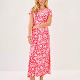 UPF 50+ Kaden ChillyLilly Maxi DressWomens - DressesLILLY PULITZERThe Printed Peach Savannah