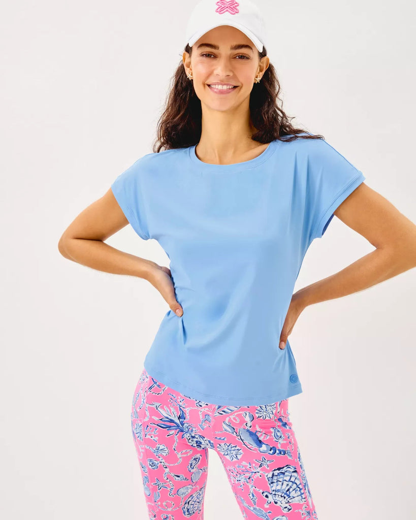 UPF 50+ Luxletic Glenna Active TeeHeartland Retail ItemsLILLY PULITZERThe Printed Peach Savannah