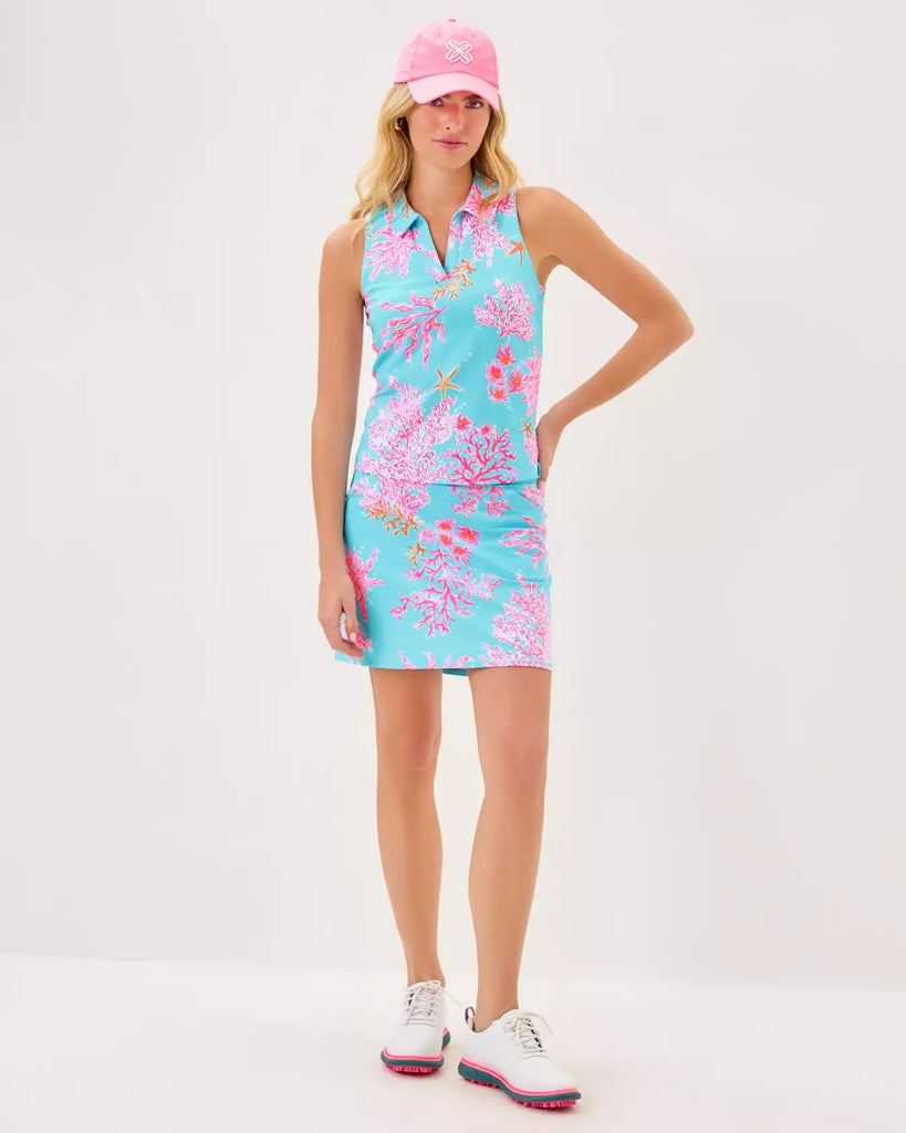 UPF 50+ Luxletic Maryana SkortHeartland Retail ItemsLILLY PULITZERThe Printed Peach Savannah
