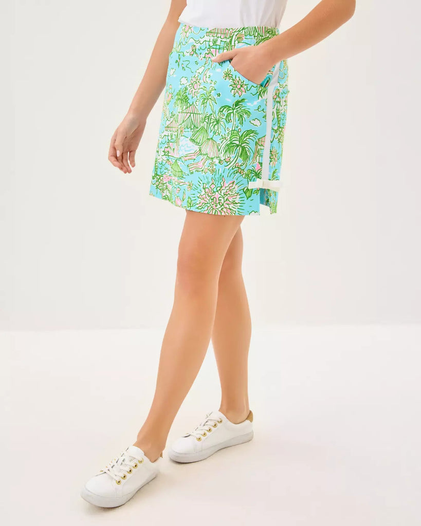 UPF 50+ Luxletic Monica Bow SkortHeartland Retail ItemsLILLY PULITZERThe Printed Peach Savannah
