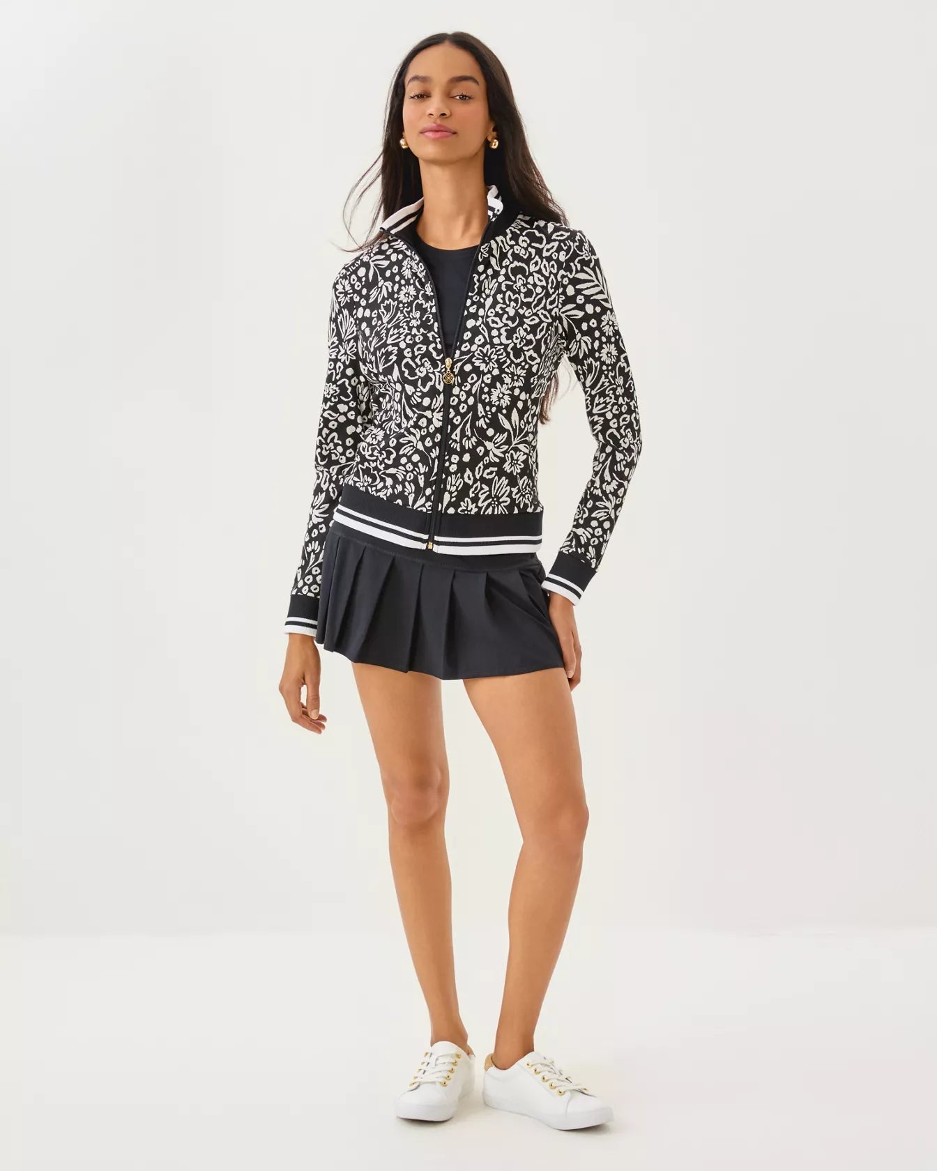 UPF 50+ Luxletic Regate JacketActive - Active Outerwear - JacketsLILLY PULITZERThe Printed Peach Savannah