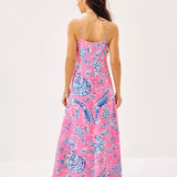 Verica Silk Maxi DressHeartland Retail ItemsLILLY PULITZERThe Printed Peach Savannah