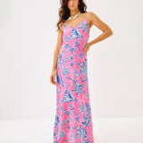 Verica Silk Maxi DressHeartland Retail ItemsLILLY PULITZERThe Printed Peach Savannah