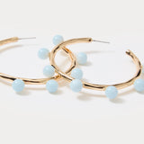 Wave n Sea Hoop EarringsHeartland Retail ItemsLILLY PULITZERThe Printed Peach Savannah