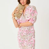 Mialeigh Elbow Sleeve Linen Dress