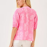 Caprina Linen Top
