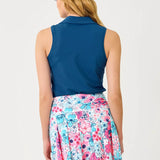 UPF 50+ Luxletic Frida Sleeveless Bow Polo
