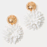Summer Shorelines Raffia Earrings