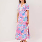 Ariella Linen Maxi Dress