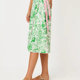 Constance Reversible Midi Wrap Skirt