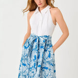 Mauritzia Halter Midi Shirtdress