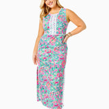 Ashler Stretch Maxi Shift Dress