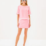 Nik Ric Rac Trim Cropped Top