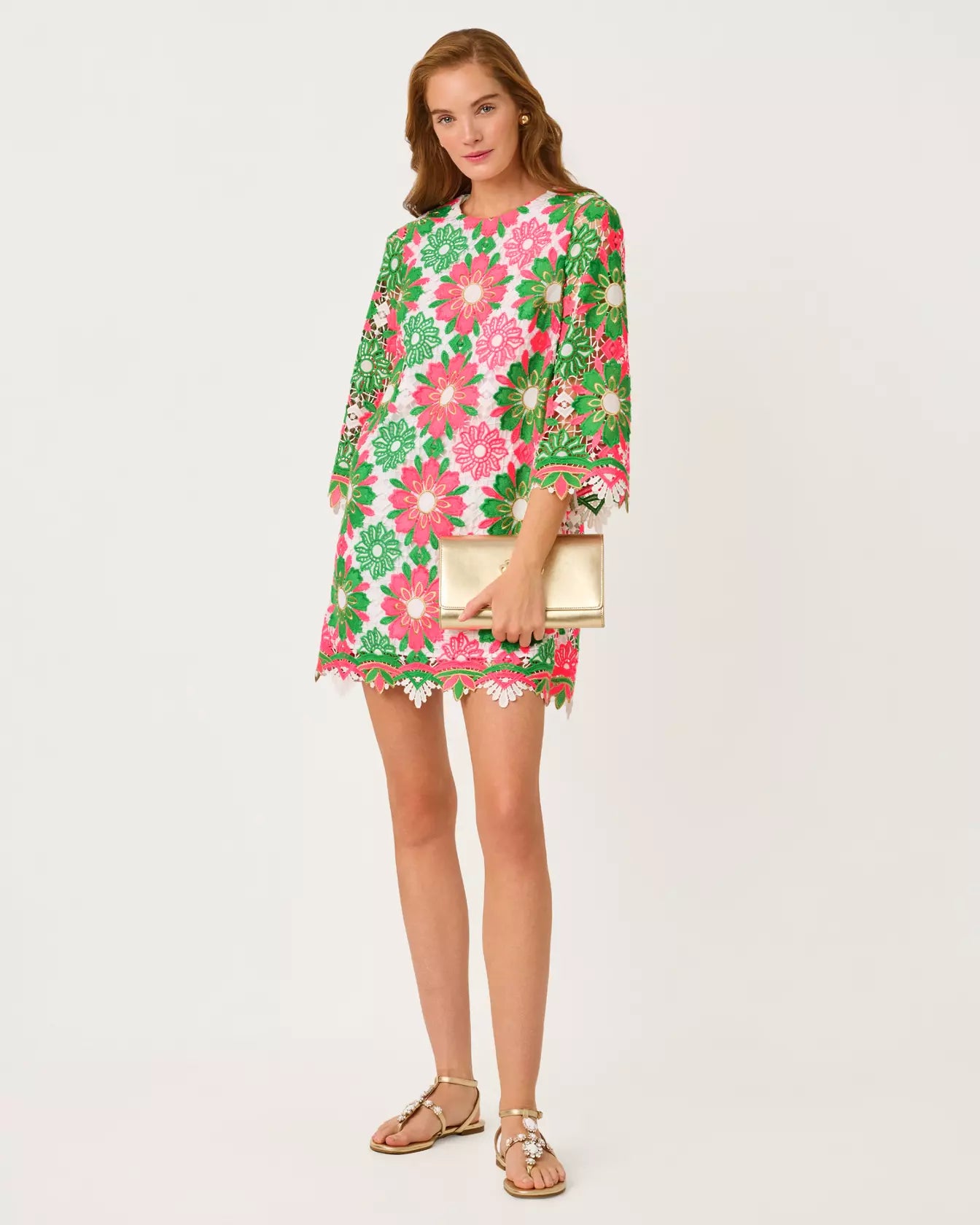 savannah lace dress Savannah White Long Sleeve Lace Frill Mini Dress