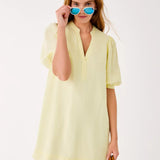 Mialeigh Elbow Sleeve Linen Dress