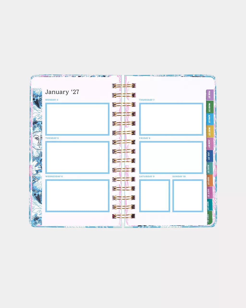 2026-2027 17 Month Medium AgendaHome & Gifts - Agendas & StationeryLIFEGUARD PRESSThe Printed Peach Savannah