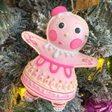 The Rainbow Gingers - Light Pink Dippsy Ornament