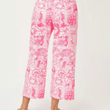 25" Mandalay Wide Leg Crop PantWomen - Bottoms - PantsLILLY PULITZERThe Printed Peach Savannah