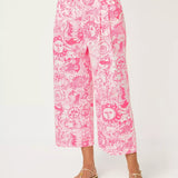 25" Mandalay Wide Leg Crop PantWomen - Bottoms - PantsLILLY PULITZERThe Printed Peach Savannah