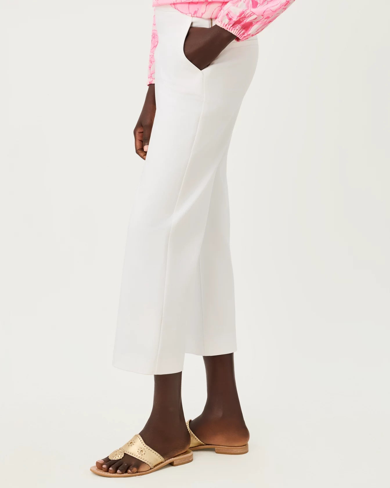 26" Sarissa High Rise Crop PantLILLY PULITZERThe Printed Peach Savannah