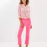 27" Annet High Rise Crop Flare JeanHeartland Retail ItemsLILLY PULITZERThe Printed Peach Savannah