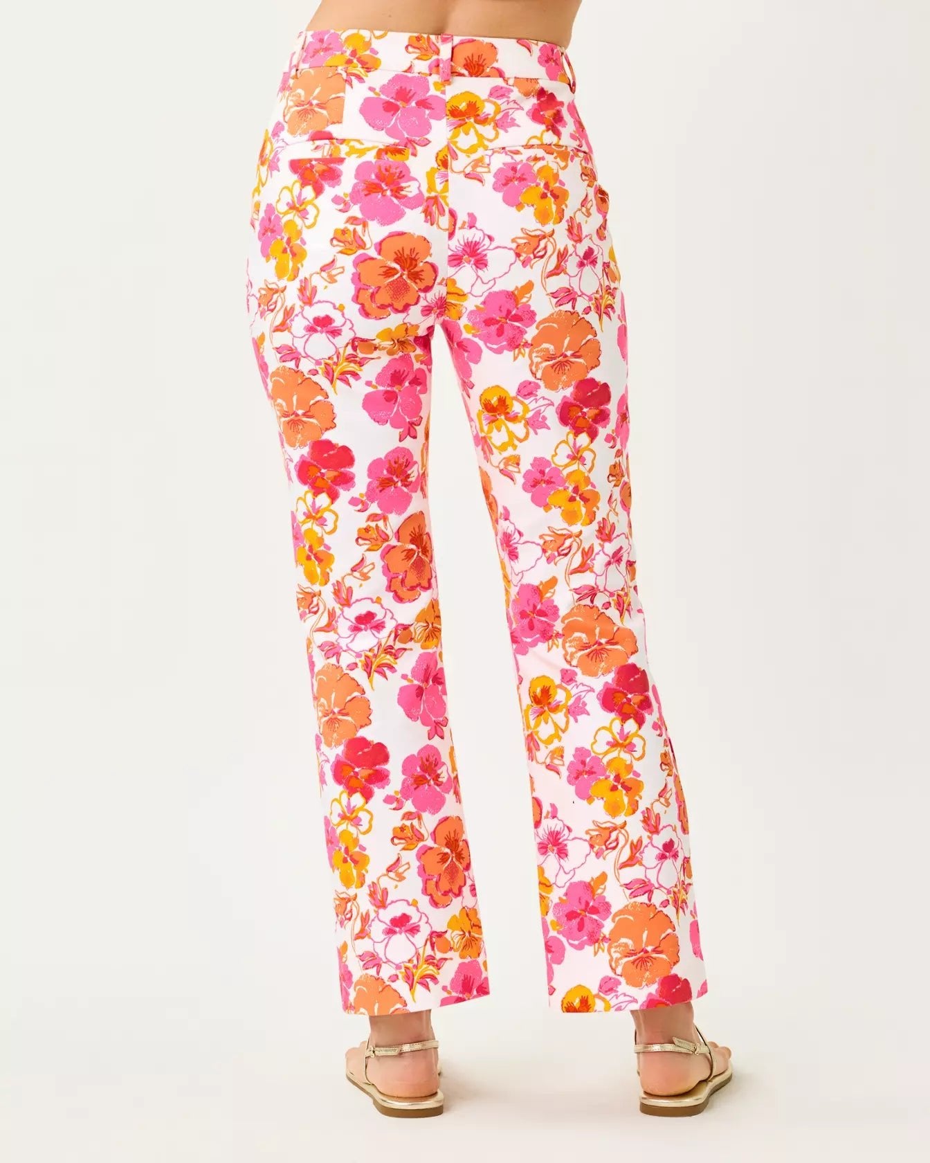 27" Carwyn High Rise Crop Flare PantWomen - Bottoms - PantsLILLY PULITZERThe Printed Peach Savannah