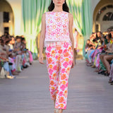 27" Carwyn High Rise Crop Flare PantWomen - Bottoms - PantsLILLY PULITZERThe Printed Peach Savannah