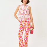 27" Carwyn High Rise Crop Flare PantWomen - Bottoms - PantsLILLY PULITZERThe Printed Peach Savannah