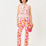 27" Carwyn High Rise Crop Flare PantWomen - Bottoms - PantsLILLY PULITZERThe Printed Peach Savannah