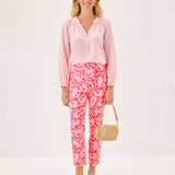 27" Nancee High Rise Crop PantHeartland Retail ItemsLILLY PULITZERThe Printed Peach Savannah