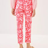27" Nancee High Rise Crop PantHeartland Retail ItemsLILLY PULITZERThe Printed Peach Savannah