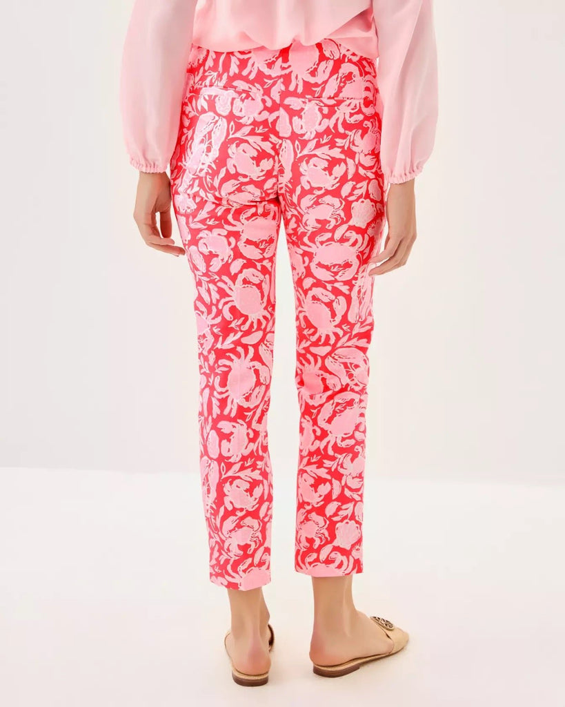 27" Nancee High Rise Crop PantHeartland Retail ItemsLILLY PULITZERThe Printed Peach Savannah