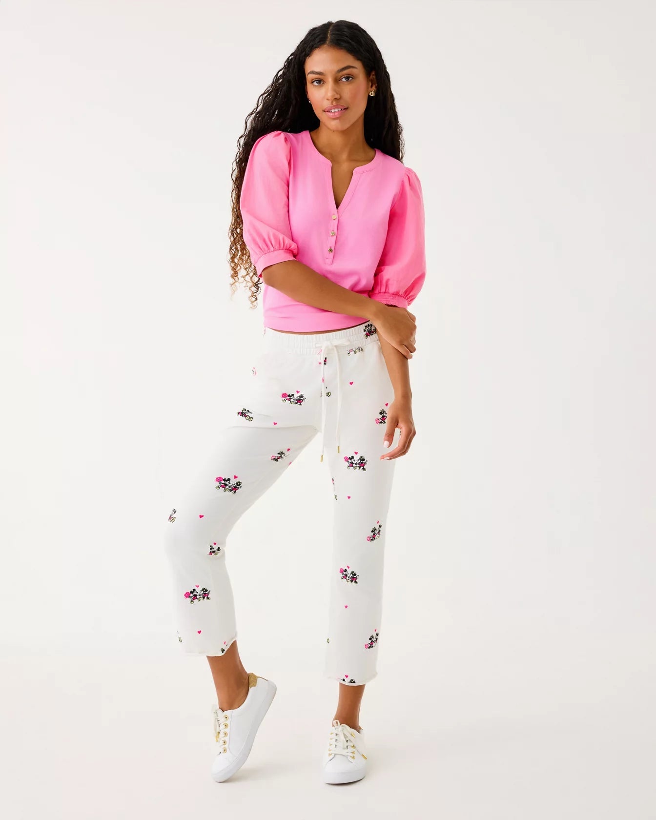 27" Playa Crop Terry PantWomen - Loungewear - BottomsLILLY PULITZERThe Printed Peach Savannah
