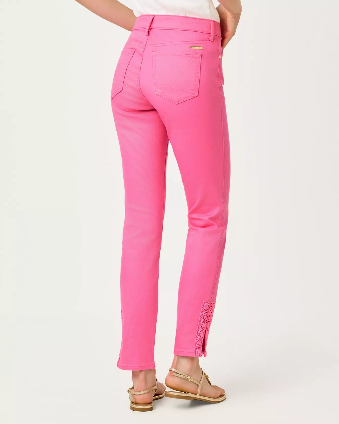 29" South Ocean High Rise Skinny JeanWomen - Bottoms - PantsLILLY PULITZERThe Printed Peach Savannah