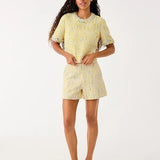 4" Sarissa High Rise Boucle Short