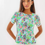 Clairmont Trimmed Knit Top