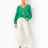 29" Eagan Shimmer Denim High Rise Skinny Jean