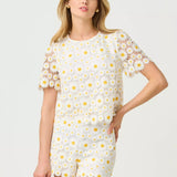 3" Devra High Rise Lace ShortLILLY PULITZERThe Printed Peach Savannah